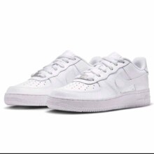 京东 百亿补贴、plus会员:耐克NIKE板鞋女子空军一号AF1 AIR FORCE 1运动鞋DH2920-111白37.5