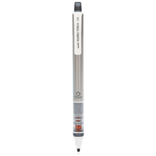 三菱（uni）KURU TOGA系列活动铅笔学生自动铅笔彩色 M5-450自动旋转铅芯0.5mm 银色 单支装