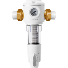 滨特尔（pentair） 前置过滤器大通量家用全屋自来水管道40μm过滤器9吨/H大流量水驱涡轮+反冲洗刮洗净水器 【高性价比】6T/H大流量B140