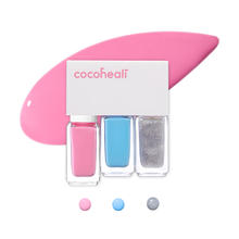 cocoheali 儿童三色指甲油水性安全无毒可撕女孩孕妇可用•临期