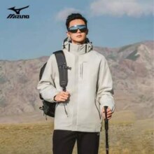 Mizuno 美津浓 男士抓绒内胆户外三合一冲锋衣