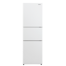 松下（Panasonic）303升家用三开门冰箱 超薄嵌入式小型电冰箱 自动制冰风冷无霜 一级能效国家补贴NR-JS30AX1-W