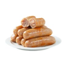 88VIP：万点生活 原味纯猪肉爆汁烤肠500g/袋*5件