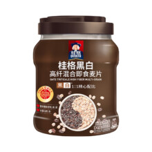 Quaker 桂格 黑白 高纤混合 即食燕麦片 860g 桶装