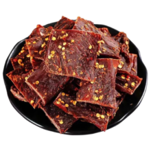 需首单：林客食光 风干牛肉干 五香味250g/袋四川特产 手撕肉干肉脯