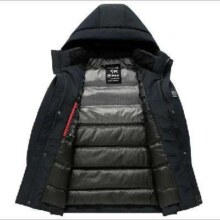 雪中飞 90鸭绒男士加厚 连帽羽绒服