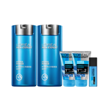 欧莱雅男士水能润肤滋润乳50ml*2补水保湿乳液面霜护肤品生日礼物送男友