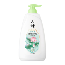 六神清怡冰爽沐浴露家庭装1kg(清凉爽肤不假滑易冲洗留香久男女通用)