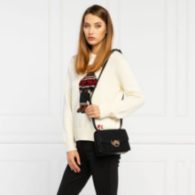 MICHAEL KORS 迈克·科尔斯 mk女包 专柜款Hendrix翻盖单肩包 黑色32F1G1HC0S