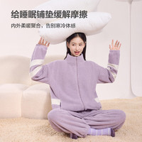 某东京造 睡衣加绒加厚抗菌防螨长袖保暖家居服套装女士可外穿秋冬M