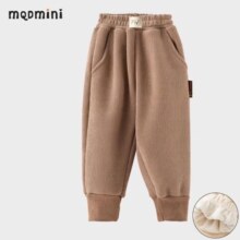 MQDMINI 儿童加绒束脚棉裤