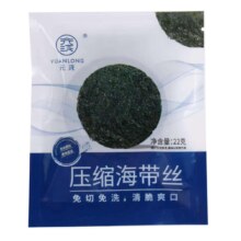 压缩海带丝 霞浦海带干货 高泡发 22g*5片（无盐高泡发）
