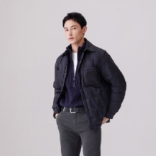 PLUS会员：Levi's 李维斯 翻领轻薄羽绒服 002PZ