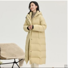 SNOWFLYING 雪中飞 女式时尚加厚锁温长款保暖抗寒羽绒服冬季女士羽绒服
