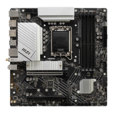 京东百亿补贴:微星 PRO B760M-A WIFI DDR4 II 电脑主板 支持 CPU 13600KF/12600KF/13400F(Intel B760/LGA 1700)