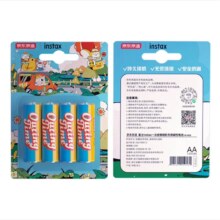 plus：京东京造X富士instax 拍立得碱性电池 一次成像相机专用  5号 4粒 *两件