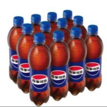 PLUS会员：pepsi 百事 碳酸汽水饮料原味 500ml*12瓶
