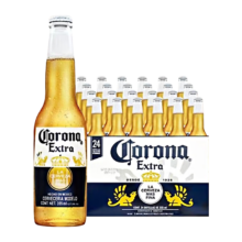 科罗娜 特级拉格啤酒 墨西哥进口啤酒 355ml*24瓶 整箱
