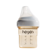 HEGEN婴儿童多功能PPSU新生儿宽奶瓶断奶神器宝宝耐摔150ml*2 新加坡