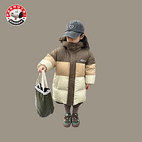 SNOOPY 史努比 儿童中长款羽绒服