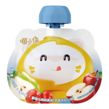 喵小侠儿童婴标果泥 常温即食宝宝零食辅婴幼儿辅食果泥宝宝零食 苹果清梨山楂 100g