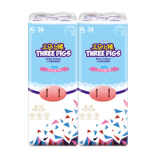 三只小猪Thethreepiggy3D轻薄拉拉裤XL码72片(12-17KG)