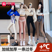 芬腾  秋冬款加厚加绒提臀瑜伽裤鲨鱼裤