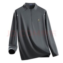 梦特娇(MONTAGUT) 简约拉链领 男式 高弹贴身长袖 多颜色可选尺码全