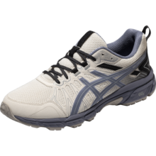 亚瑟士ASICS男鞋越野跑鞋网面运动鞋耐磨减震跑步鞋GEL-VENTURE 7 MX 白色/藏青色 42.5
