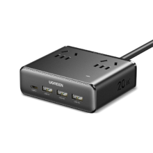PLUS会员：UGREEN 绿联 桌面充电站 S6·20W充电站0.2米