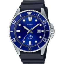 卡西欧（CASIO）剑鱼蓝水鬼休闲运动男士夜光指针潜水手表 深海蓝 MDV-106B-2AVDF