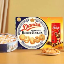 88VIP：Danisa 皇冠丹麦曲奇 800g+150g爱时乐*1提