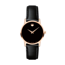 摩凡陀（Movado）瑞士手表博物馆系列腕表石英小牛皮女表28mm ETA-F03.101 0607276