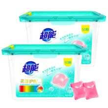 PLUS会员：超能 洗衣凝珠 100颗（两盒装）