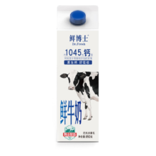 PLUS会员：Huishan 辉山 鲜博士 鲜牛奶 屋顶包 950g*3件