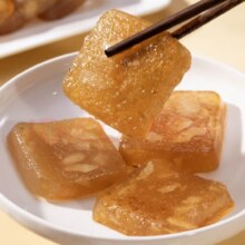 广州酒家利口福 广式生磨马蹄糕300g*2袋 12个