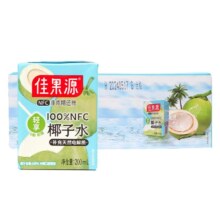 佳果源 100%NFC椰子水200ml*12盒+NFC奇异果汁260g*2瓶