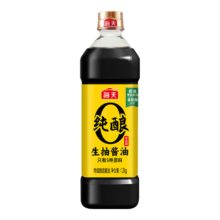 百亿补贴： 海天酱油 零添加纯酿生抽 1.2kg