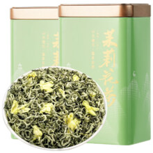 去寻 茶叶特级 茉莉花茶 浓香型双罐装250g