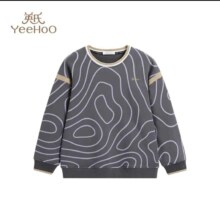 英氏（YEEHOO）男童卫衣儿童圆领上衣