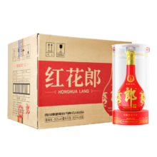 20点、PLUS会员、需首购：郎酒 红花郎15 酱香型 高度白酒 53度 500ml*6瓶 整箱装