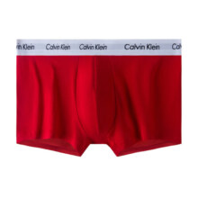 Calvin KleinCK 男士平角内裤套装 3条装 送男友礼物 U2664G I03红白蓝 S