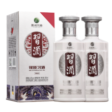 plus会员：习酒第三代银质 酱香型白酒53度 500ml*2瓶双支装 精美礼赠