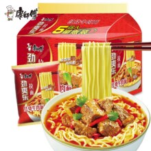 康师傅 香辣牛肉面81g*5袋