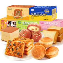 比比赞 糕点面包吐司组合 任选4箱