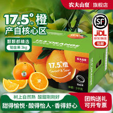 NONGFU SPRING 农夫山泉 17.5°橙子 脐橙 6斤装 铂金果