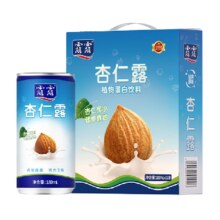 PLUS会员：露露 随身罐经典原味杏仁露180ml*12