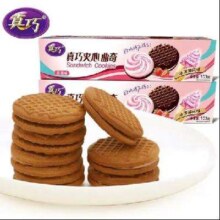 真巧 冰激凌风味夹心曲奇 5盒 共515g