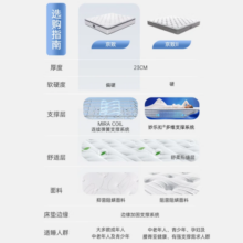 舒达（serta）床垫1.5/1.8米*2米MIRA COIL连续弹簧阻螨乳胶垫子席梦思偏硬 【京致】三大核心技术 23cm 偏硬 1.8x2米