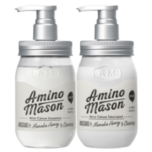 Amino mason阿蜜浓梅森洗发水护发素套装女氨基酸无硅油氨基研am进口男女通用 蓬松型洗发水 450ml*1瓶